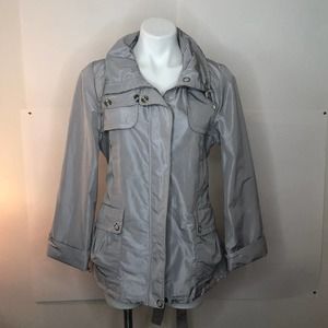 She's Miss Lined Windbreaker Size